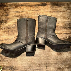 Durango Pull On Heeled Harness Western Boots Size 6.5 NWT